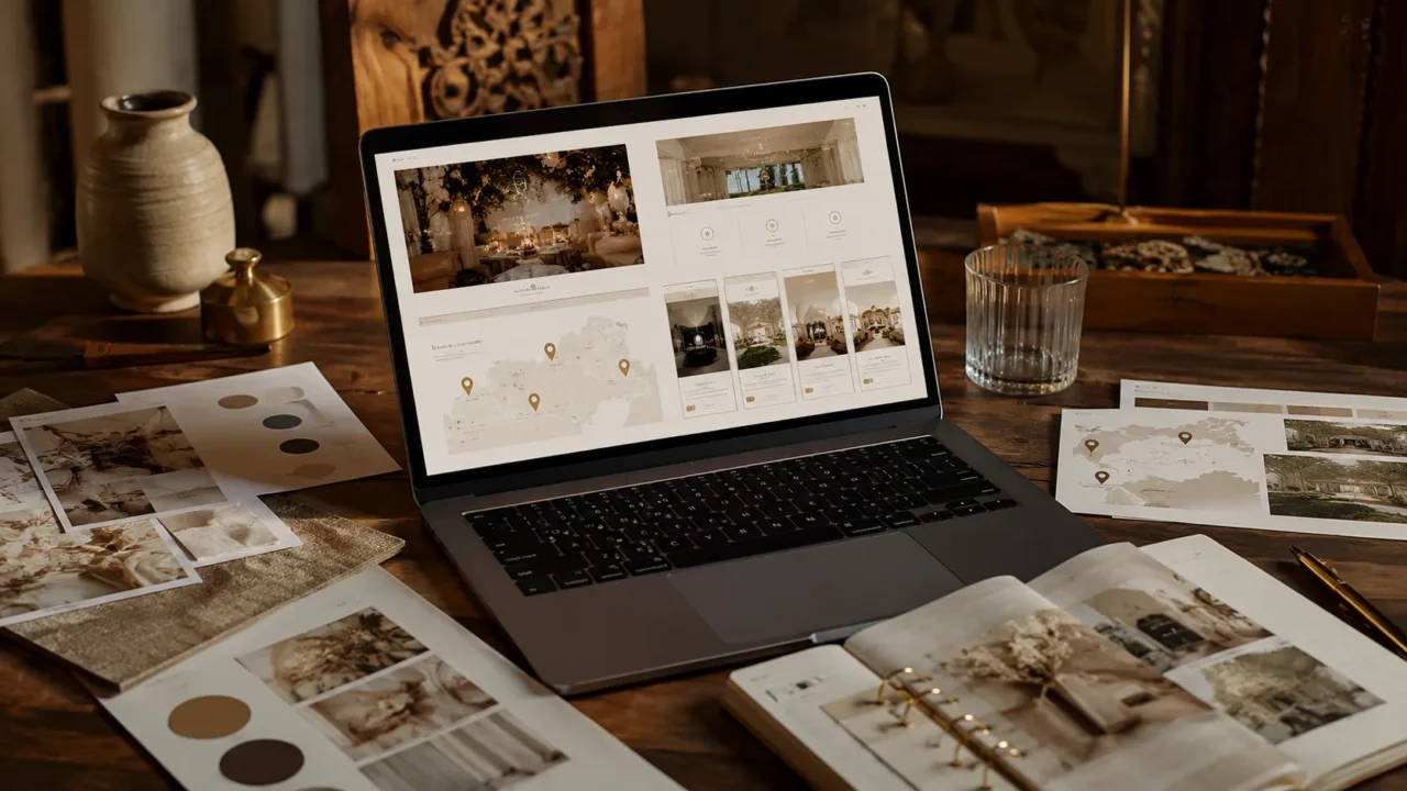 Case study Sonia Wedding Studio Bozwe untuk website wedding organizer lokal dan local SEO